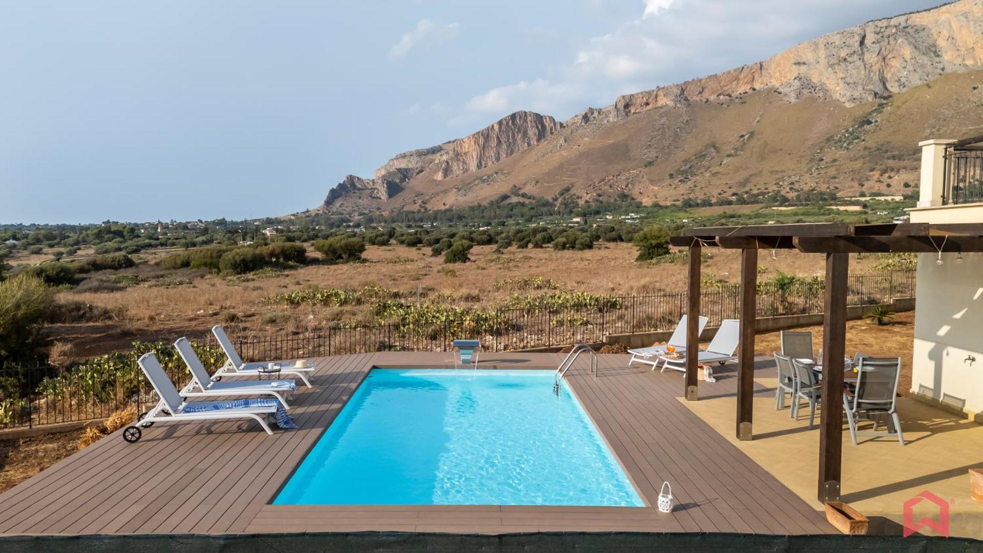 Villa With Sea View Private Pool Terrasini Dış mekan fotoğraf